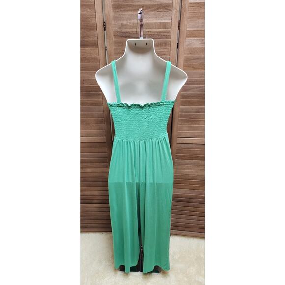 Ingrid + lsabel Womens Green Romper Pants Soft Jumpsuit Maternity Size Large L - Picture 5 of 6